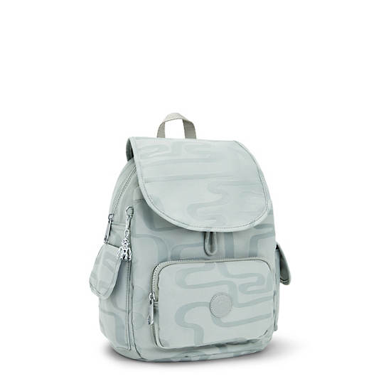 Kipling City Pack Small Klassiska Printed Ryggsäck Turkos | SE 1711EB